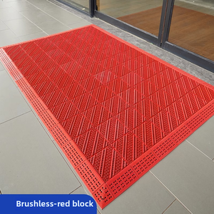 Chất lượng cao tùy chỉnh lối vào Mat không thấm nước nhà Thảm chùi chân chống trượt tính năng loại bỏ bụi thoát nước sàn cửa Mat cho hiện đại - Product Image 2