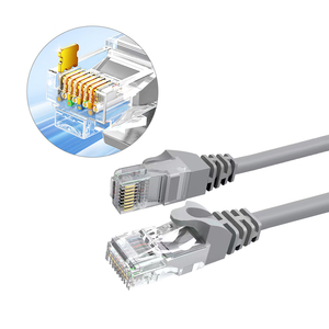 Cable Ethernet KICO OEM <span class=keywords><strong>Cat6</strong></span> UTP <span class=keywords><strong>LSZH</strong></span>/PVC con Cubierta de PVC, 8 Conductores de Cobre Desnudo, Cable de Conexión de 0.5m-5m RJ45, Conductor de Cobre Puro - Product Image 5