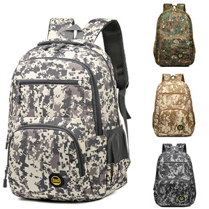<b>Large</b> <b>Capacity</b> Sports Camo <b>Backpack</b> with USB Fashionable Zipper Closure for Outdoor Travel School & Leisure - Product Image 2