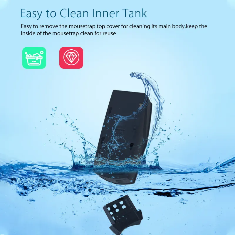 Tuya  Mousetrap Mouse  Smart Wireless WiFi Mice Trap No Poison Electronic Mouse Cage Rat Pest Trap smart Electronic Mouse Trap