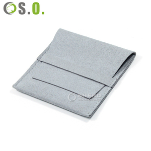 Fabrication de pochettes enveloppe en microfibre de haute qualité, logo personnalisé, couleur, bijoux, cadeau avec motif - Product Image 1