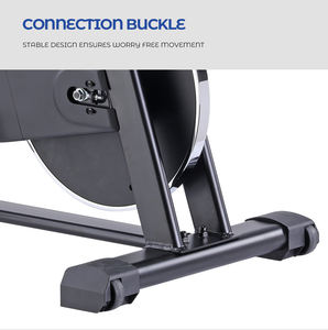 Bicicleta de Spinning Magnética con Volante de Inercia de 6 kg, Bicicleta de Ejercicio Interior para Uso Doméstico con Pantalla LCD y Prueba de Frecuencia Cardíaca Manual - Product Image 5