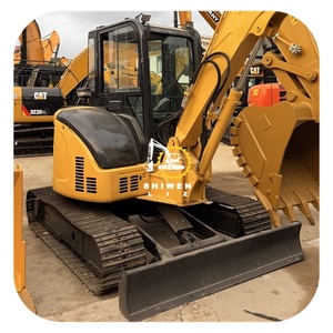 Mini-excavatrice PC55 Japon 5 tonnes, engin de terrassement sur chenilles, moteur japonais, garantie 1 an, état d'occasion 95% neuf, prix bas - Product Image 1