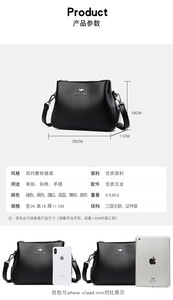 Bolsos de Mano Grandes de Cuero para Mujer, Diseño de Lujo, Carteras de PU, Bolsos de Mano Sencillos y Modernos para Dama - Product Image 3