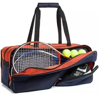 Sac fourre-tout de sport personnalisé Offre Spéciale avec sangle détachable sac de sport imperméable pour raquette de tennis avec compartiment à chaussures