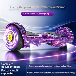 <span class=keywords><strong>Hoverboard</strong></span> Galaxy <span class=keywords><strong>Morado</strong></span> de 10 Pulgadas, Scooter Eléctrico Autoequilibrado con Luces LED y Altavoz Bluetooth para Niños y Adultos - Product Image 5
