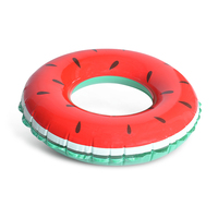 Bouée gonflable en PVC écologique pour enfants, motifs fruits (pastèque, orange), pour piscine et plage - Marque Sunshine