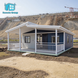 Casa prefabricada de hormigón con estructura de acero para áreas de alta seguridad y cocheras Construcción de paneles sándwich - Product Image 1