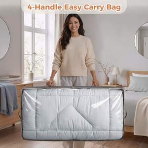 90L <b>Under</b> <b>Bed</b> Storage Containers 4pack Closet Organizers and Storage Bins Foldable Underbed Storage Bags - Product Image 4