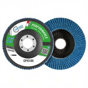 Disque à lamelles Fervi Performance 125 mm sans fer pour le meulage du métal - Product Image 1