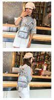Mini mode nouveau été filles holographique Laser cuir sac à dos PVC doublé femmes sac à dos fermeture à glissière pour voyage usage décontracté