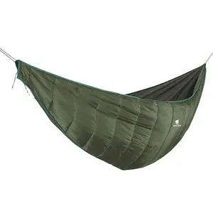 Large space outdoor leisure convenient camping hammock sleeping bag waterproof and cold-proof light camping hammock warm quilt