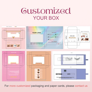 Biểu Tượng Tùy Chỉnh Bán Buôn 10Mm-20Mm Cụm Giả Lông Mi DIY Lash Mở Rộng Kit Nhãn Hiệu Riêng Dưới Lông Mi - Product Image 4