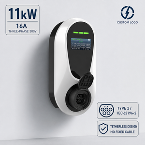 Caricatore EV Smart Tipo 2 da 22kW 32A Trifase Wireless Wallbox con Schermo RFID Antifurto Senza Cavo per Casa e Uso Commerciale M3 EU - Product Image 1