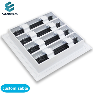 8x8 モダンなエアコン吹き出し口カバー装飾用ホワイトアルミニウム合金リニアスロットディフューザー、エアコン用モダンレジスター＆グリル - Product Image 3