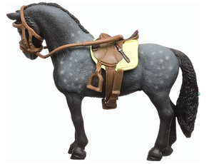 Modèles réalistes d'animaux de <span class=keywords><strong>ferme</strong></span> en PVC, jouets pour enfants - Cheval de simulation en plastique, cowboy western, <span class=keywords><strong>chevalier</strong></span>, jouets amusants pour animaux de <span class=keywords><strong>ferme</strong></span> - Product Image 3