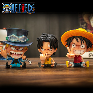 Dibujos animados Anime 1 pieza Luffy <span class=keywords><strong>Zoro</strong></span> personaje modelo Pvc sentado <span class=keywords><strong>figura</strong></span> de acción coche ornamento - Product Image 4