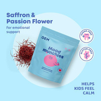 Saffraan Gummies Slaap Nootropica Energieboost Welzijn Voedingssupplement Kruiden Immuniteit Antioxidanten Natuurlijk Zwangere Vrouwen