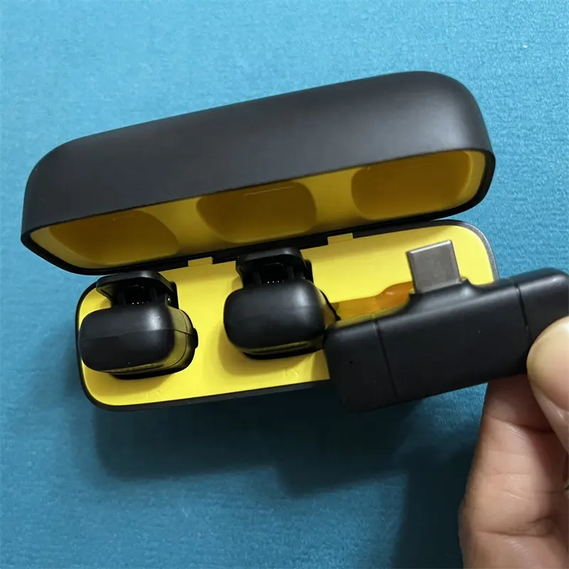 Typ-C-Ladeans chluss Rausch unterdrückung mikrofone für Telefone Bluetooth-Lautsprecher mit Mikrofon Mini