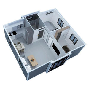 Meilleur conteneur de luxe extensible à structure en acier de 20 pieds et 40 pieds Maison 3 chambres à coucher extensible pliable pour hôtels et centres commerciaux - Product Image 6