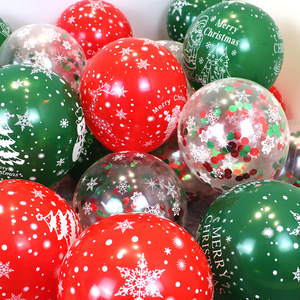 Palloncini Natalizi Verdi Rossi con Babbo <span class=keywords><strong>Natale</strong></span> Fiocchi di Neve Albero di <span class=keywords><strong>Natale</strong></span> Stampati in Lattice per Decorazioni Natalizie <span class=keywords><strong>Feliz</strong></span> <span class=keywords><strong>Navidad</strong></span> - Product Image 2