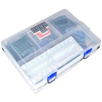 Kit de Inicio RFID para Principiantes con Motor Paso a Paso, Sensor Ultrasónico, Placa R3, ATMEGA328P, 74HC595, RC522, SG90