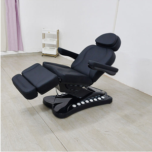 Cama de Spa Facial Médica de Alta Calidad en Oro Rosa, Muebles de Salón de Belleza, Cama de Terapia de Belleza Eléctrica Reclinable de 3 Motores - Product Image 3