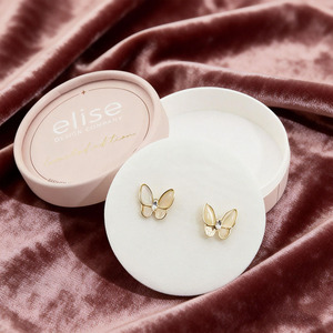 Scatola Porta Gioielli Grande <span class=keywords><strong>con</strong></span> Stampe Rosse <span class=keywords><strong>e</strong></span> Inserti in Schiuma - Personalizzabile - Product Image 1