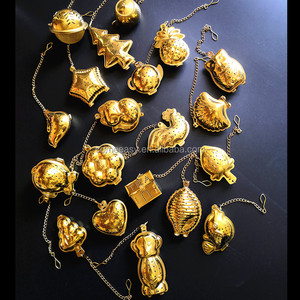 จัดส่งฟรี Gold Plated 304สแตนเลส House ชากรองชา Infuser พร้อ<span class=keywords><strong>ม</strong></span>สตริง - Product Image 1