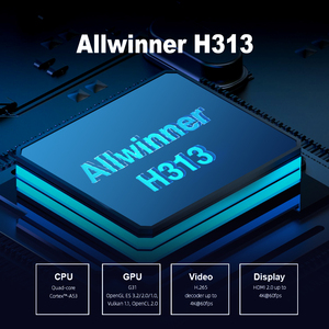 2026 GYS HOT TV BOX Z1 Boîtier TV Android H313 2GB+16GB 4K UHD Double WiFi BT Télécommande vocale Interface ATV Décodeur OEM - Product Image 5