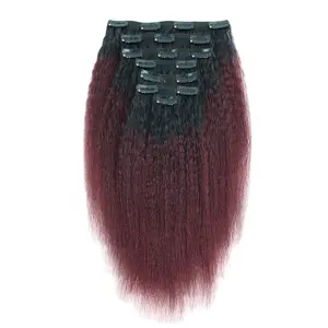 Lisi — extensions de cheveux bouclés indiens, tissage échantillon libre, dreadlock, coupe facile pour cheveux mi-longs, avec clip