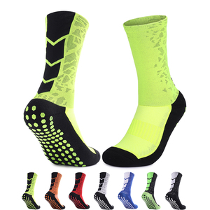 Sock Socks Chaussettes Football Anti Slip Sports Mens Youth Soccer Grip Football Sock Green Pair Of Men'S Athletic Padded Sport Socks