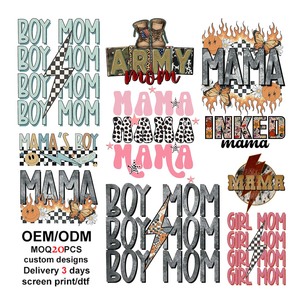 Tùy Chỉnh Dtf Logo Sẵn Sàng Để Báo Chí Truyền Nhiệt Các Bản Vá Lỗi Plastisol Màn Hình In Truyền Nhiệt Nhãn Dán Thiết Kế Cho T-Shirt - Product Image 1