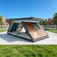 Maison conteneur pliable GCH 20FT Z-Folding, portable, respirante, pour camping, bureau, maison à faible coût