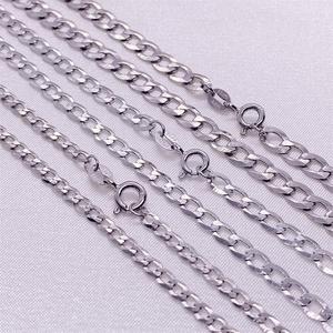 Vente en gros Nouveau best-seller Colliers cubains Hip Hop de luxe pour hommes Chaîne à maillons cubains vintage en argent sterling pour hommes et femmes - Product Image 2