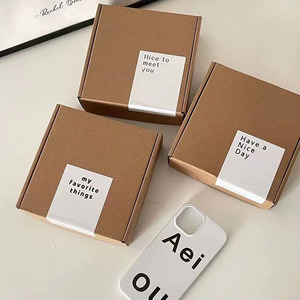 Kraft Paper <strong>Gift</strong> Boxes Eco-Friendly Recyclable Packaging for Small <strong>Gifts</strong>, Jewelry, Party Favors - Product Image 6