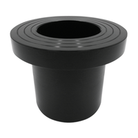 Bride de raccord de tuyau en HDPE de bonne qualité et anneau adaptateur de bride basket110mm bride anti-corrosion de pulvérisation de fer pour système de plomberie
