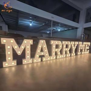 Insegne Elettroniche 3D in Metallo, Lettere LED 'Oh Baby' da 4 Piedi, Numeri Luminosi Personalizzati in Metallo per Decorazioni Matrimoni e Feste - Product Image 5