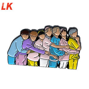 Kpop สินค้าสี่เหลี่ยมผืนผ้าขนาดใหญ่ที่กำหนดเองมี Bangtan บอยพินเกาหลี - Product Image 6