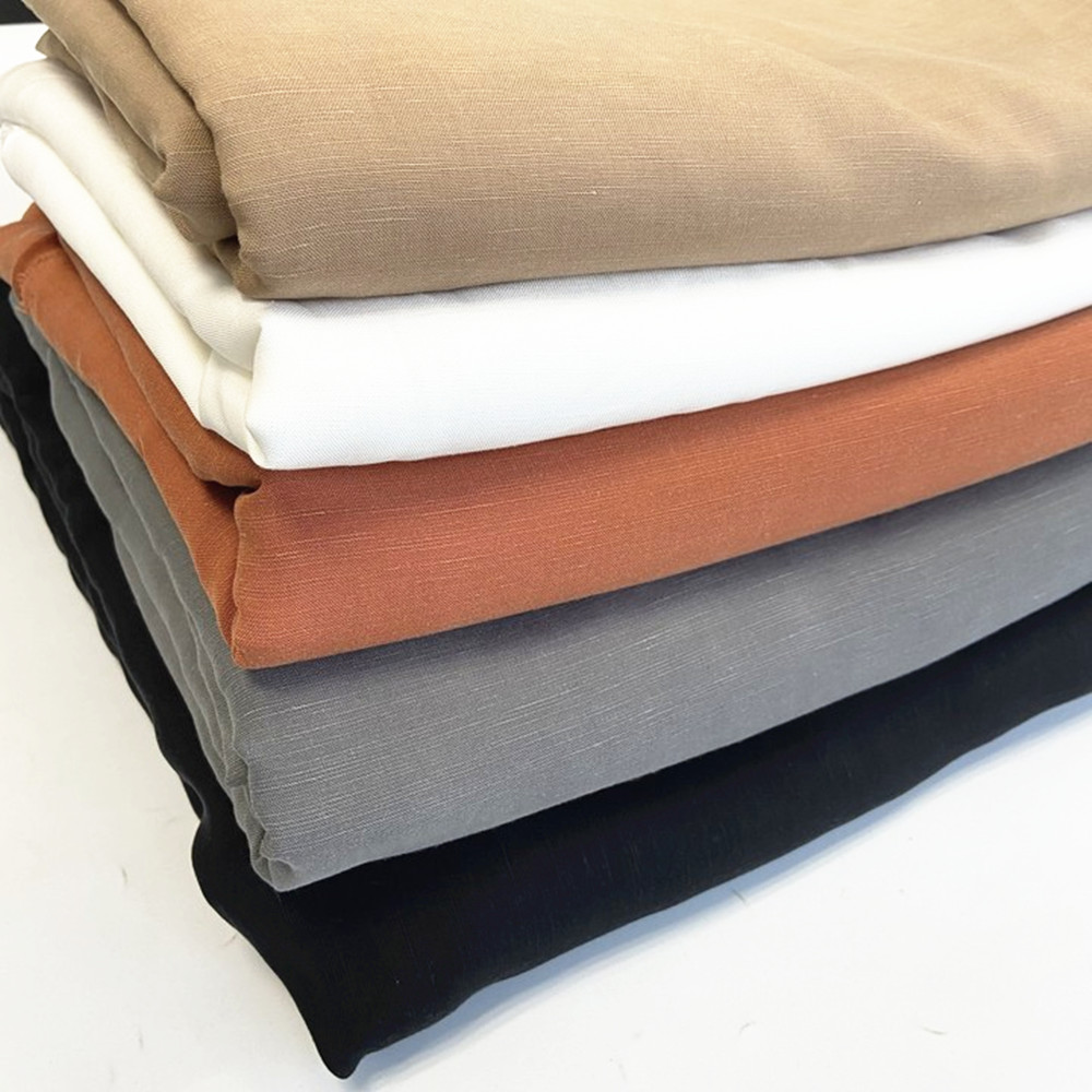 Высокое качество, в наличии, тканая ткань, ткань из льна, ткань из пеньковой целлюлозы, 20s * 20s + 17s для женщин, платье, блузка, брюки