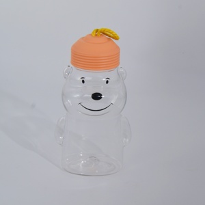 Baril en PET de 450 ml en forme spéciale avec bouchon à vis pour aliments pour bébés, bonbons, chocolat, haricots solubles, biscuits - Product Image 1