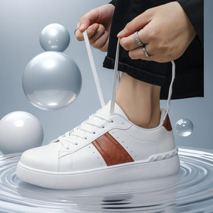 Nueva Llegada, Zapatillas Deportivas para Hombre, Versátiles, Casuales, Planas, Modernas, Blancas, para Estudiantes, Uso Diario al Aire Libre - Product Image 4