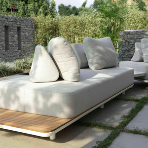 Set Divani <span class=keywords><strong>da</strong></span> Giardino Artie Moderni per Tutte le Stagioni, Set Lounge di Lusso per Esterni <span class=keywords><strong>in</strong></span> <span class=keywords><strong>Alluminio</strong></span> - Product Image 3