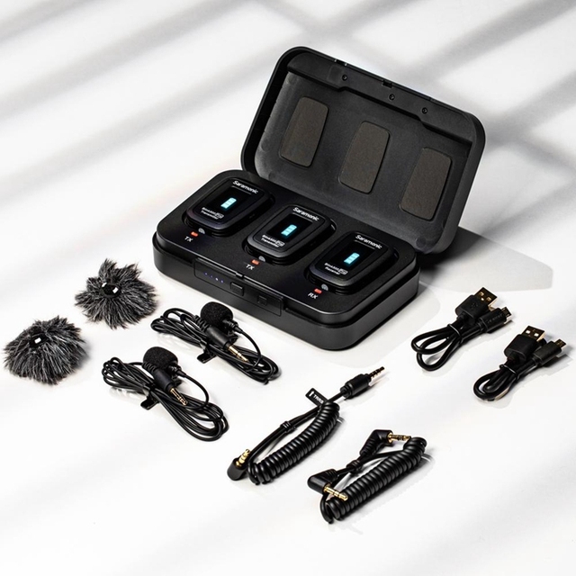 Saramonic Blink500 Pro B2 Mini Dual-Channel Stereo Wireless Microphone for Cameras, Smartphones, Tablets, Computers