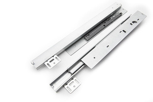 Modern Bedroom Outdoor Kitchen Furniture Bottom-Mounted Concealed <b>Sliding</b> Rail Jewelry Cabinet Damping Buffer Cold-Rolled Steel - Product Image 3