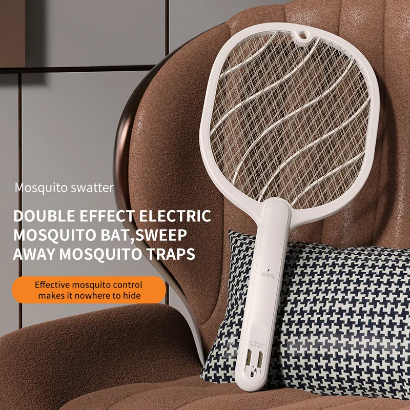 2022 Hot Selling rechargeable electric fly swatter flies catcher mosquito swatter bat