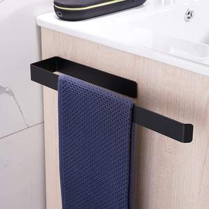 Toallero de Metal Palawan Industrial de estilo europeo al por mayor resistente elegante práctico Modular baño cocina Accesorios negro - Product Image 1