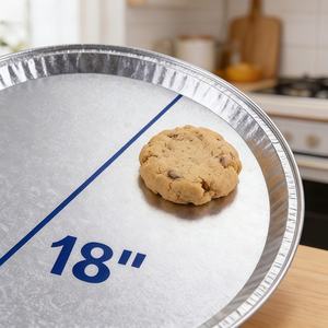 Vente en gros de <span class=keywords><strong>plat</strong></span> à tarte en <span class=keywords><strong>aluminium</strong></span> de 18 pouces - <span class=keywords><strong>Plat</strong></span> à pâtisserie en <span class=keywords><strong>aluminium</strong></span> recyclable résistant au <span class=keywords><strong>four</strong></span> pour les fournitures de restaurant - Product Image 3