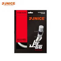 JNICE JS-66 TI ราวไม้แบดมินตัน,ไม้แบดมินตันควบคุมเสียงได้มั่นคงทำจากโลหะ