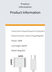 Tablet pro-3 AP3 generación línea 140W color medianoche 2 Metros - Product Image 6